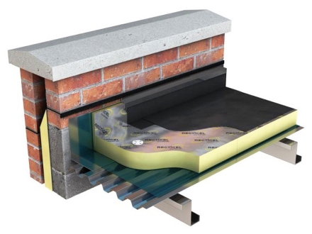 Recticel Eurothane Silver®  – Fladtagsisolering